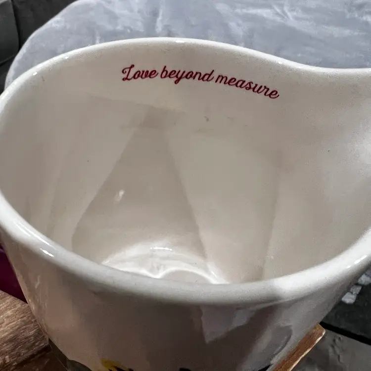 005 Pioneer Woman Timeless Floral Autumn Harvest 4 Cup Stoneware Measuring Pitcher