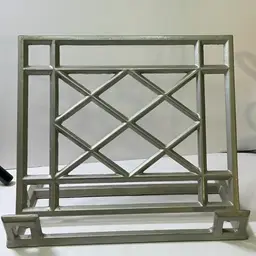 Kitchen Counter Cookbook Stand Metal Heavy