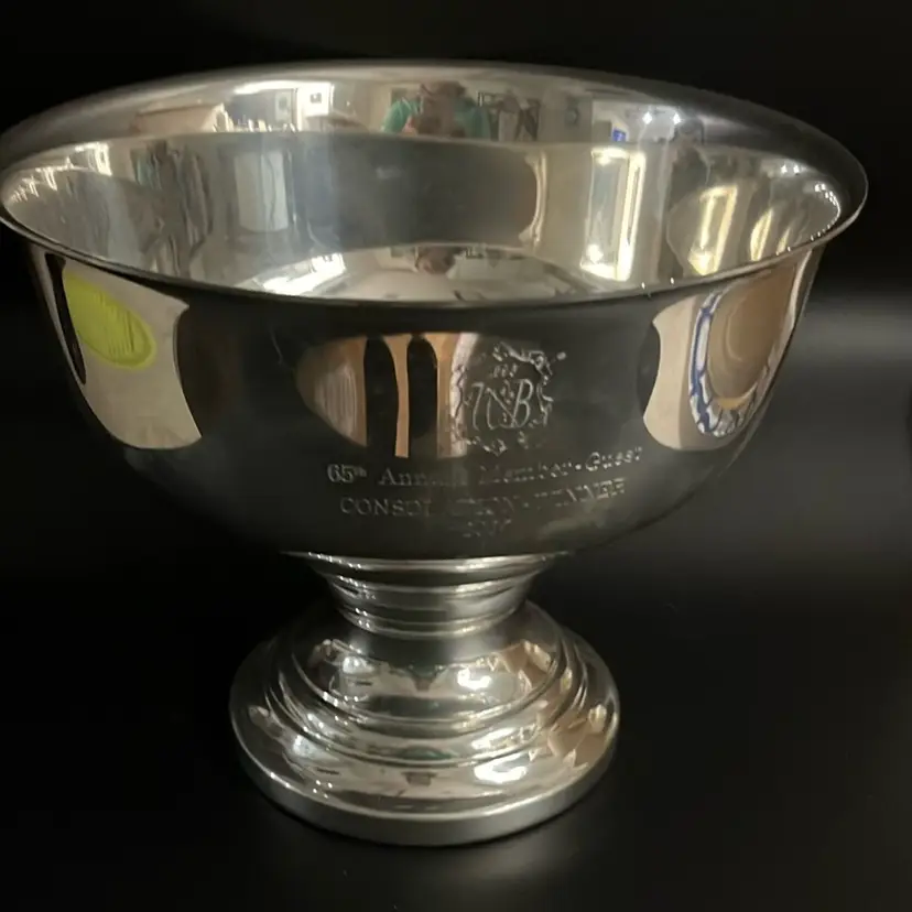 Pewter Golf Consolation Cup - 6.5” Tall, 8” Diameter