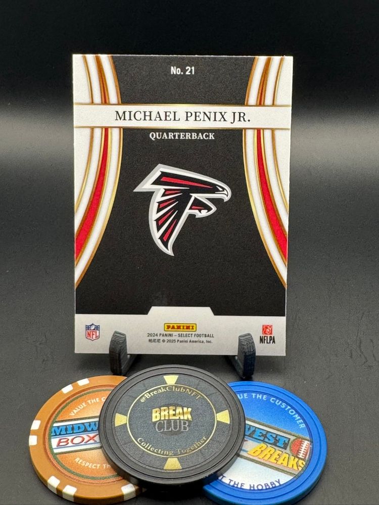 Michael Penix Jr. Rc Turbocharged Insert 2024 Select Atlanta Falcons