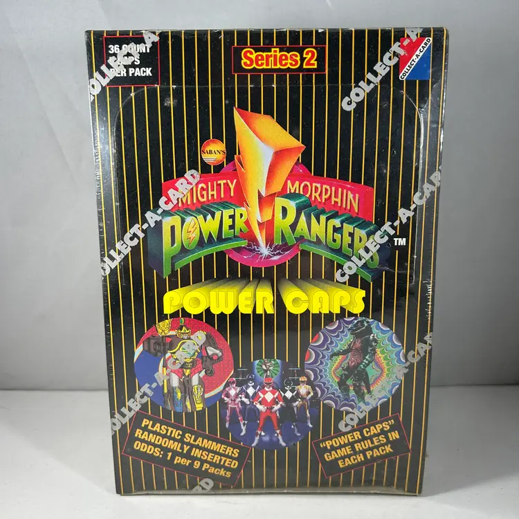 Mighty Morphin Power Rangers Power Caps POGs MMPR 1995 Series 2 SEALED