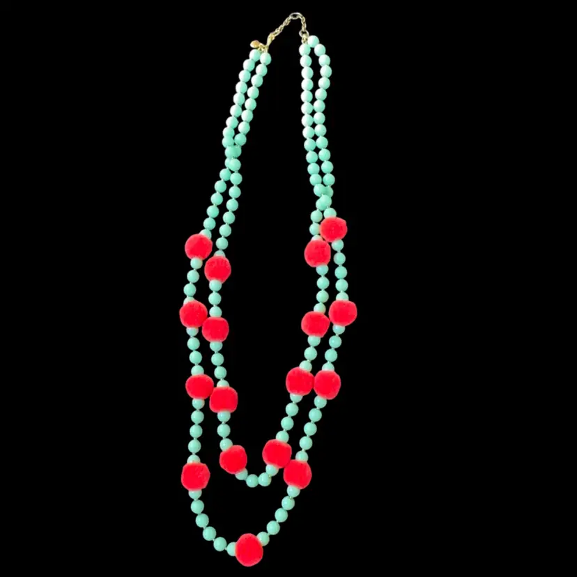 J. Crew Pom Pom Necklace