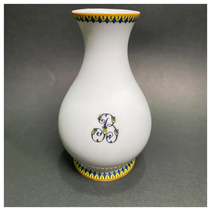 Bauscher Weiden Small Vase Monogrammed "B" Made in Germany