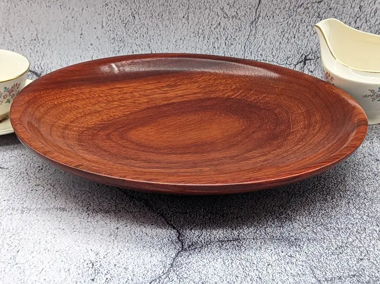 13 Inch Padauk Platter/Plate