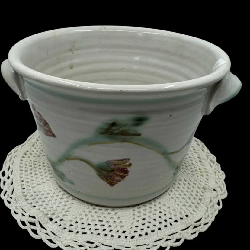 Vintage Pottery Bowl, Tom Opus Jones Pottery, Fairhope, Alabama