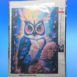 Owl Stamped Cross Stitch Measures 30x40 Cm Which Converts To 11.8” Wide X 15.7” Tall