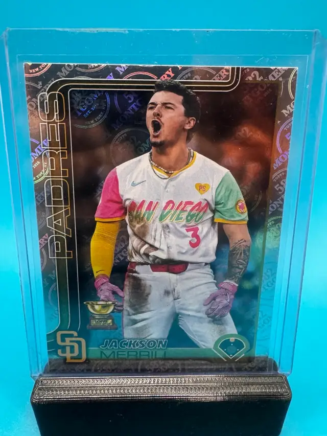 Jackson Merrill Topps Montgomery Club Foil Rookie Cup San Diego Padres