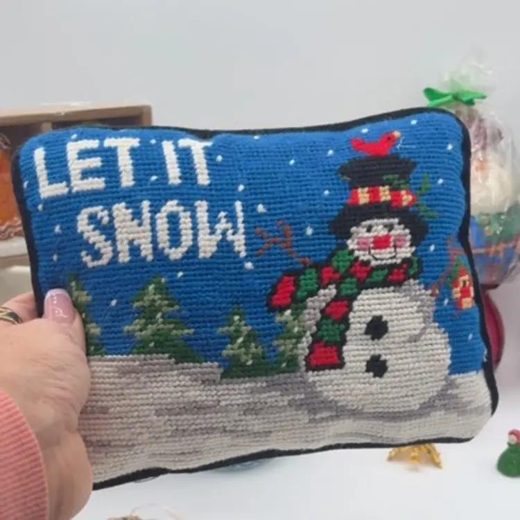 Small Holiday Decor Pillow