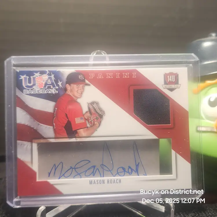 2015 Team USA Relic Auto - Mason Roach USAF 36/42