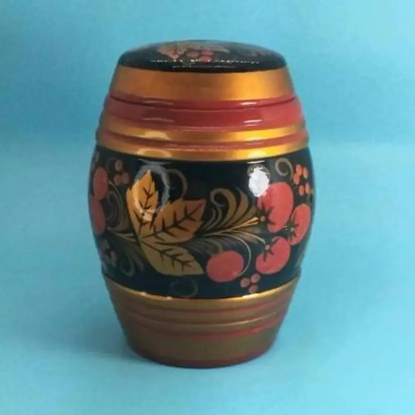 Wooden Lidded Container