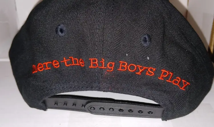 WCW  Where the Big Boys Play On Back  Snapback  Vintage  Hat Cap NEW