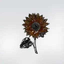 Sunflower Wishes Charm w/ a Bee | 1.5”