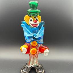 Vintage Murano Art Glass Clown **READ**
