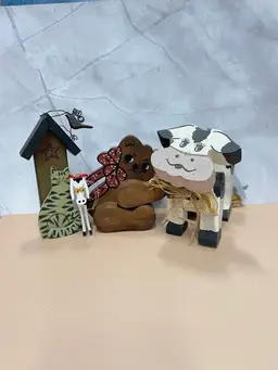 Lot Of Wooden Figurines