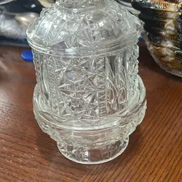 Indiana glass fairy lamp