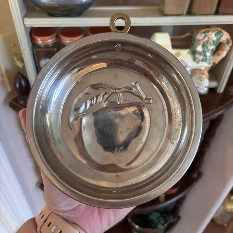 Vintage Copper Apple Mold Wall Hanging
