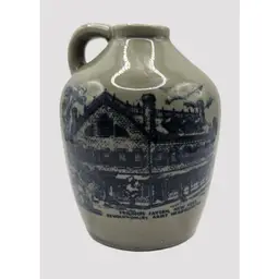 #01 - Vintage Commemorative Stoneware Crock/Jug of Fraunces Tavern, New York, Revolutionary Army Headquarters
