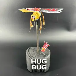 Hug Bug Mixed Media Bug Art Sculptures