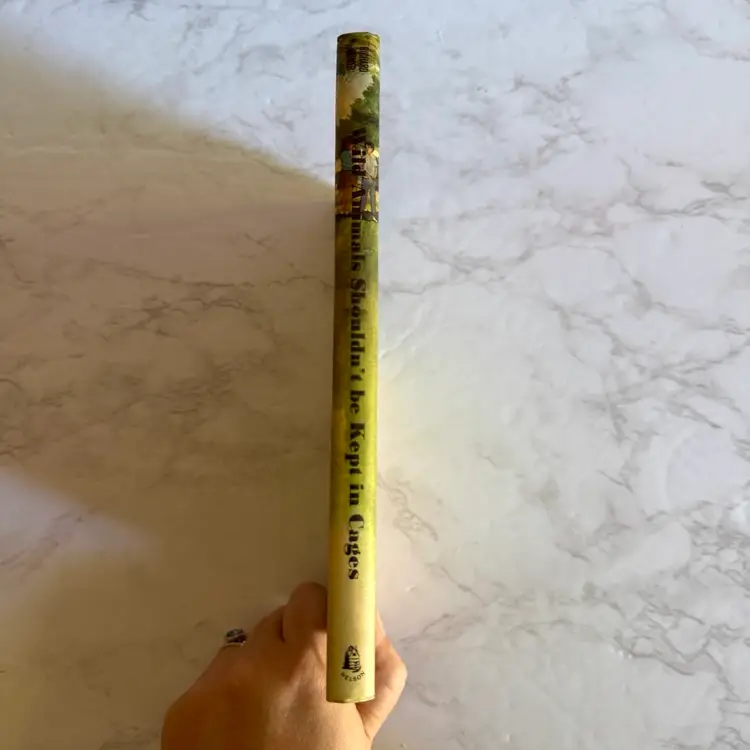 Vintage 1973 “Wild Animals Shouldn't Be Kept In Cages” 1st US Edition Weekly Reader Children’s Book