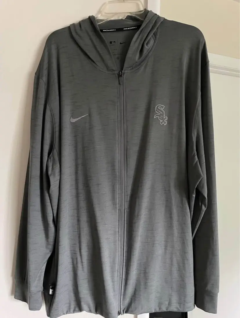 Chicago White Sox Long Sleeve, Full Zip, Lightweight Hoodie