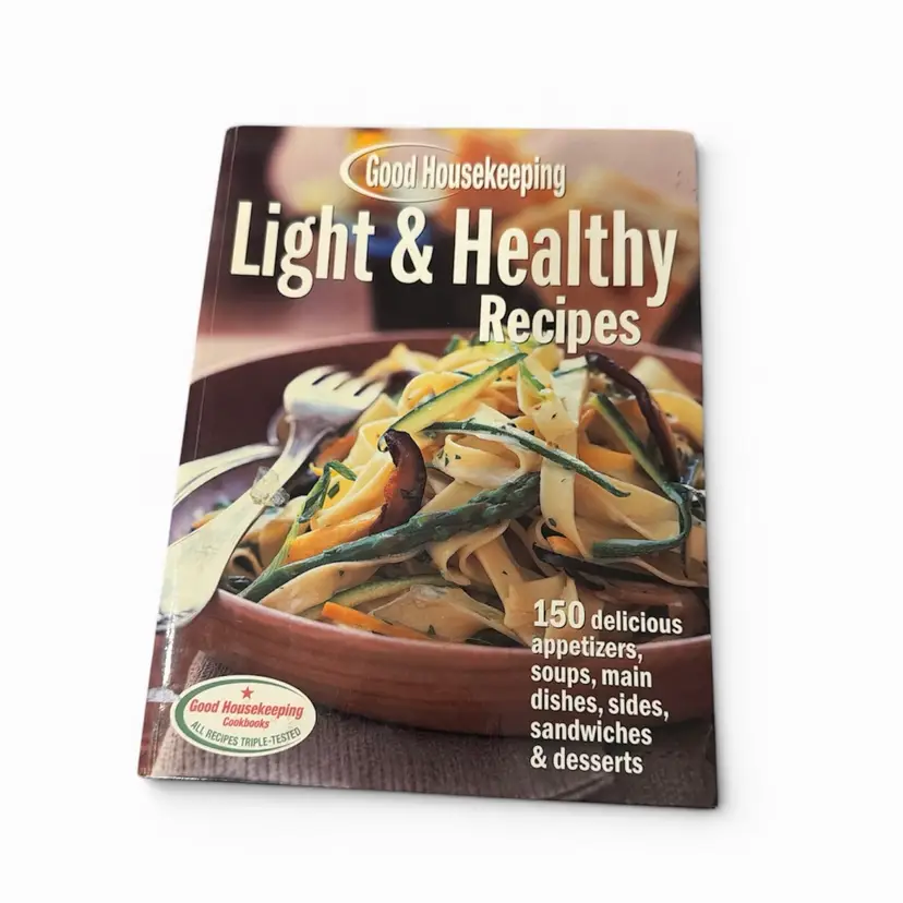 2007 Spiral Bound Good Housekeeping Light And Healthy Cookbook