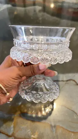 Antique Dalzell, Gilmore & Leighton Compote Pedestal Bowl