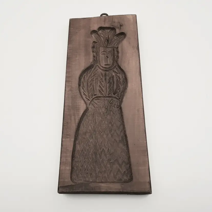 Vintage Carved Wooden Cookie Mold