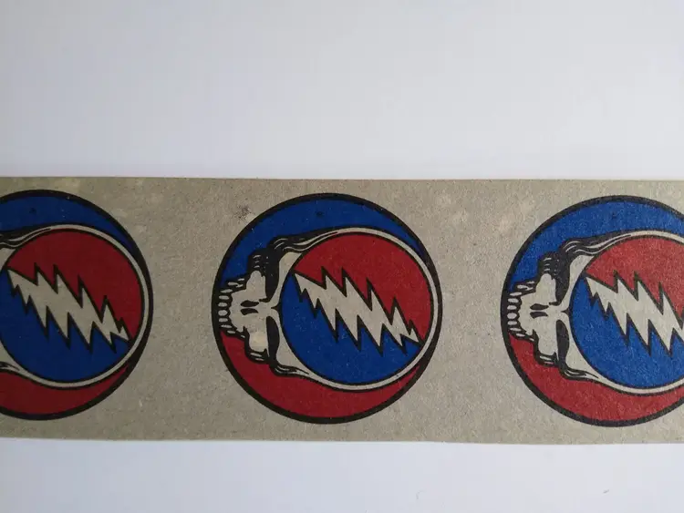 Vintage Grateful Dead Steal Your Face Bookmark The Bookmark Co. 1994 Licensed