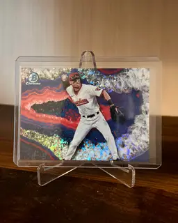 2025 Bowman Baseball BWC-4 Travis Bazzana Crystallized SP Insert - Cleveland Guardians