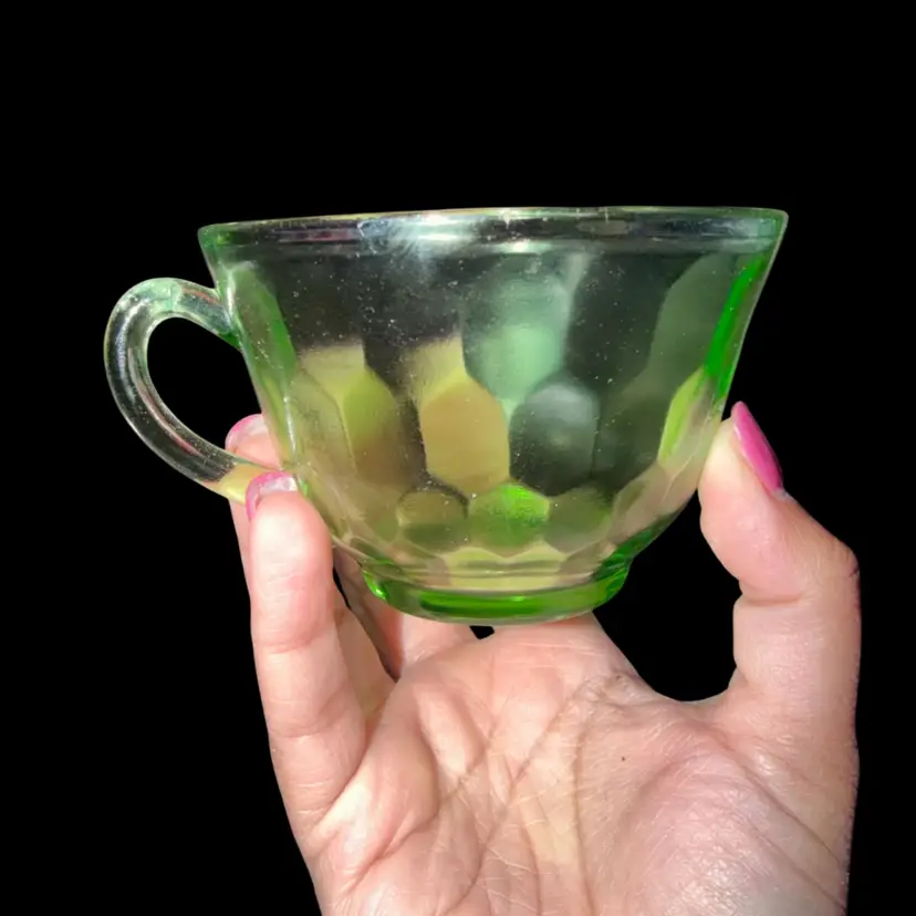Uranium Glass Cup