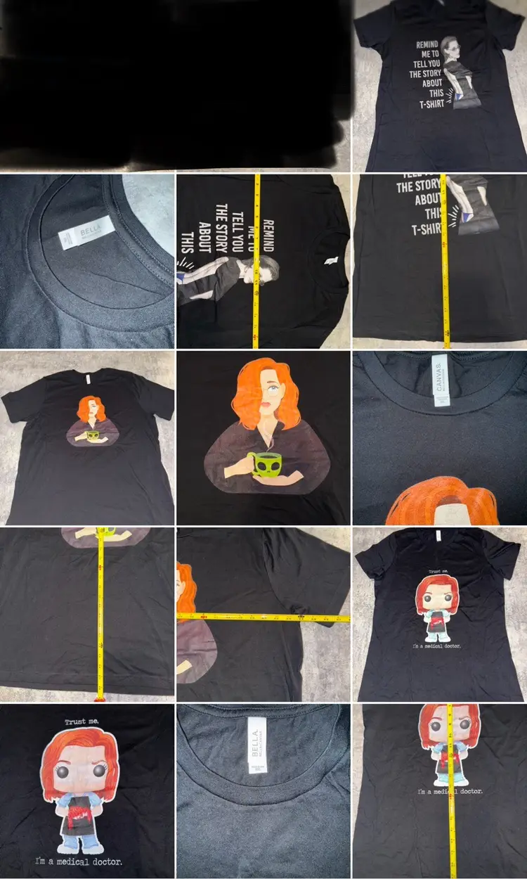 Amazon lot of 18 X file T-shirts printed