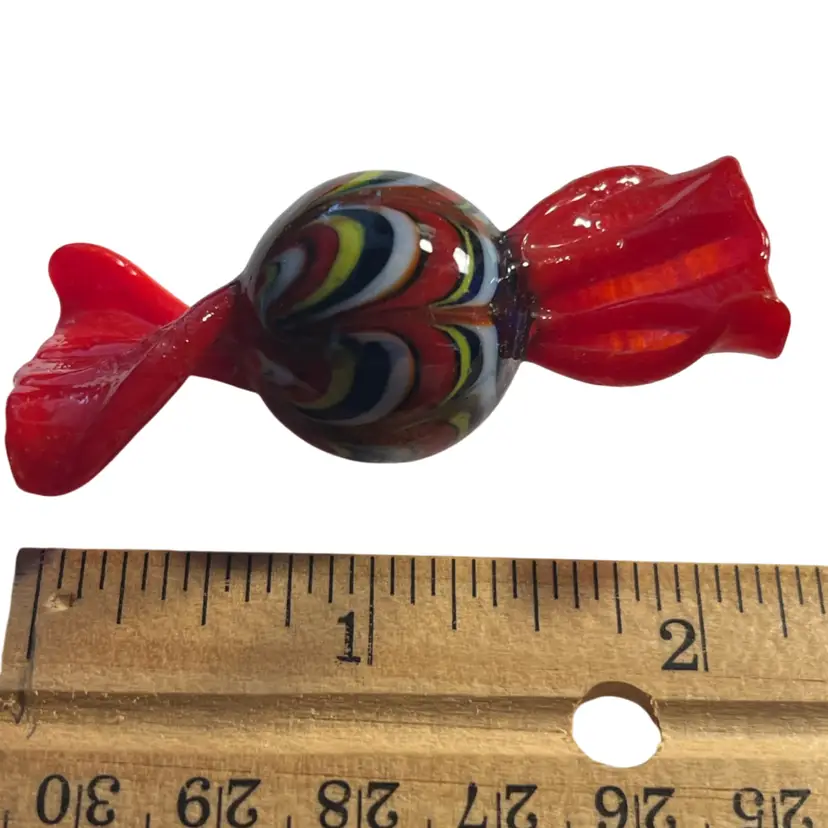 Vintage Unknown Artist Handblown Glass Candy Under 3β