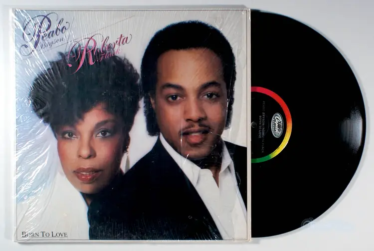 Peabo Bryson - Born To Love (1983) Vinyl LP • Roberta Flack, I Celebrate My Love