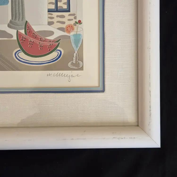 Thomas McKnight Serigraph "CAPRICE" Framed Signed & Numbered 100 of 125 (26¾"×24¾)
