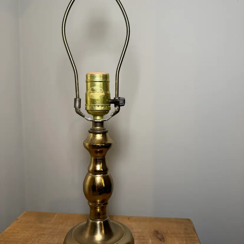 Brass Baluster Style Table Lamp