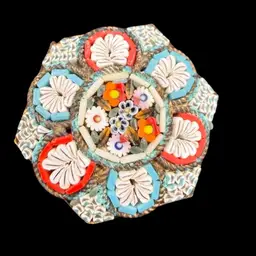 Vintage Italian Micro Mosaic - C Clasp