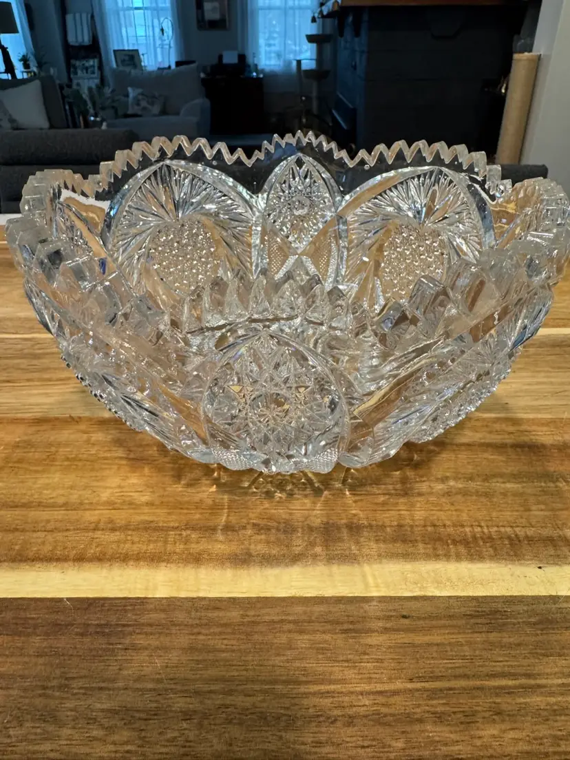 Antique ABP Cut Glass Bowl
