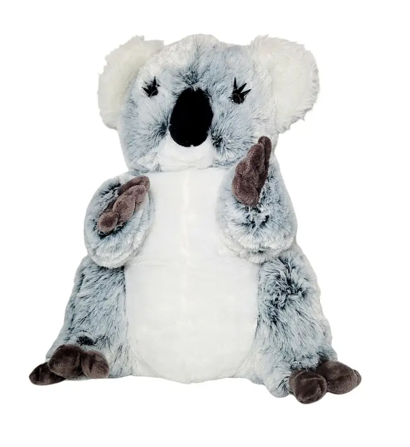 Unipak Plush Koala Bear So Soft Gray Black White Stuffed Animal Toy 18”