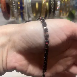 Purple Rhinestone Bracelet