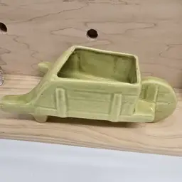 Vintage Shawnee Pottery wheelbarrow planter