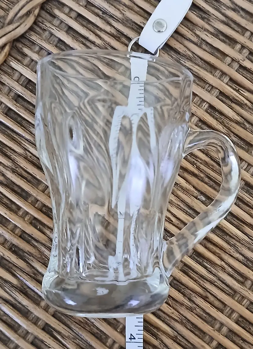 Pair of Vintage Glass Espresso Mug