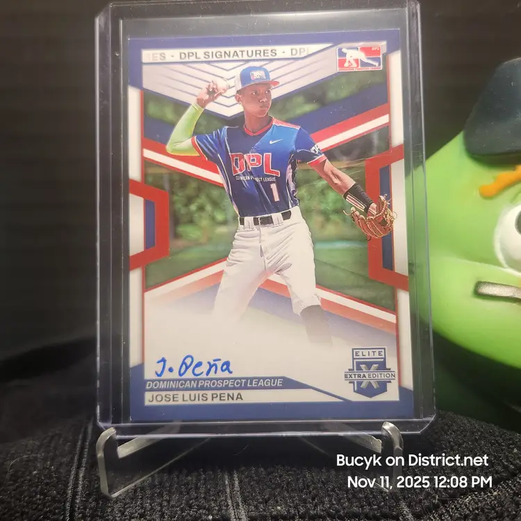 2023 Panini EEE DPL Auto - Jose Luis Pena Baltimore Orioles