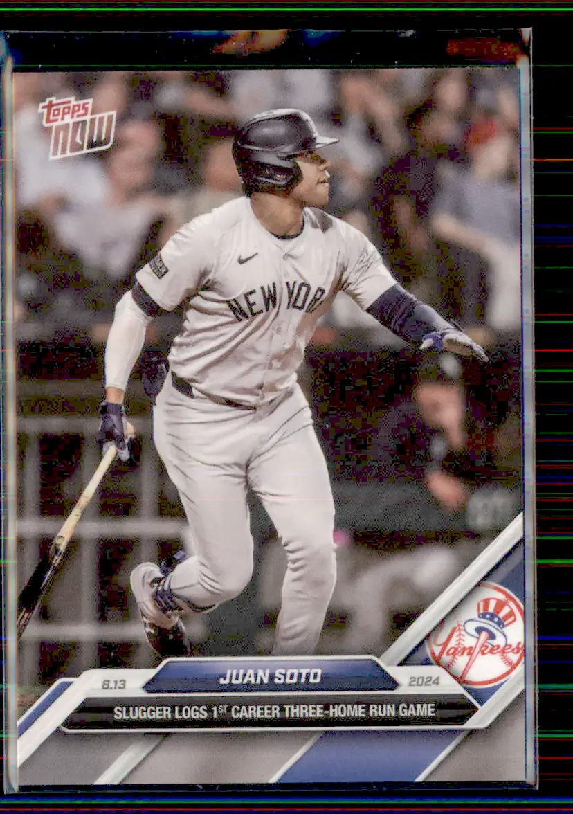 Juan Soto 2024 Topps Now #553 - New York Yankees - (154-99)