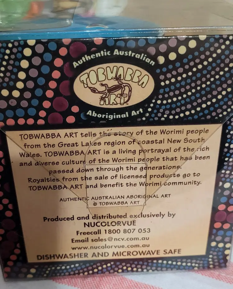 Tobwabba Original Aboriginal Art Mug New In Package