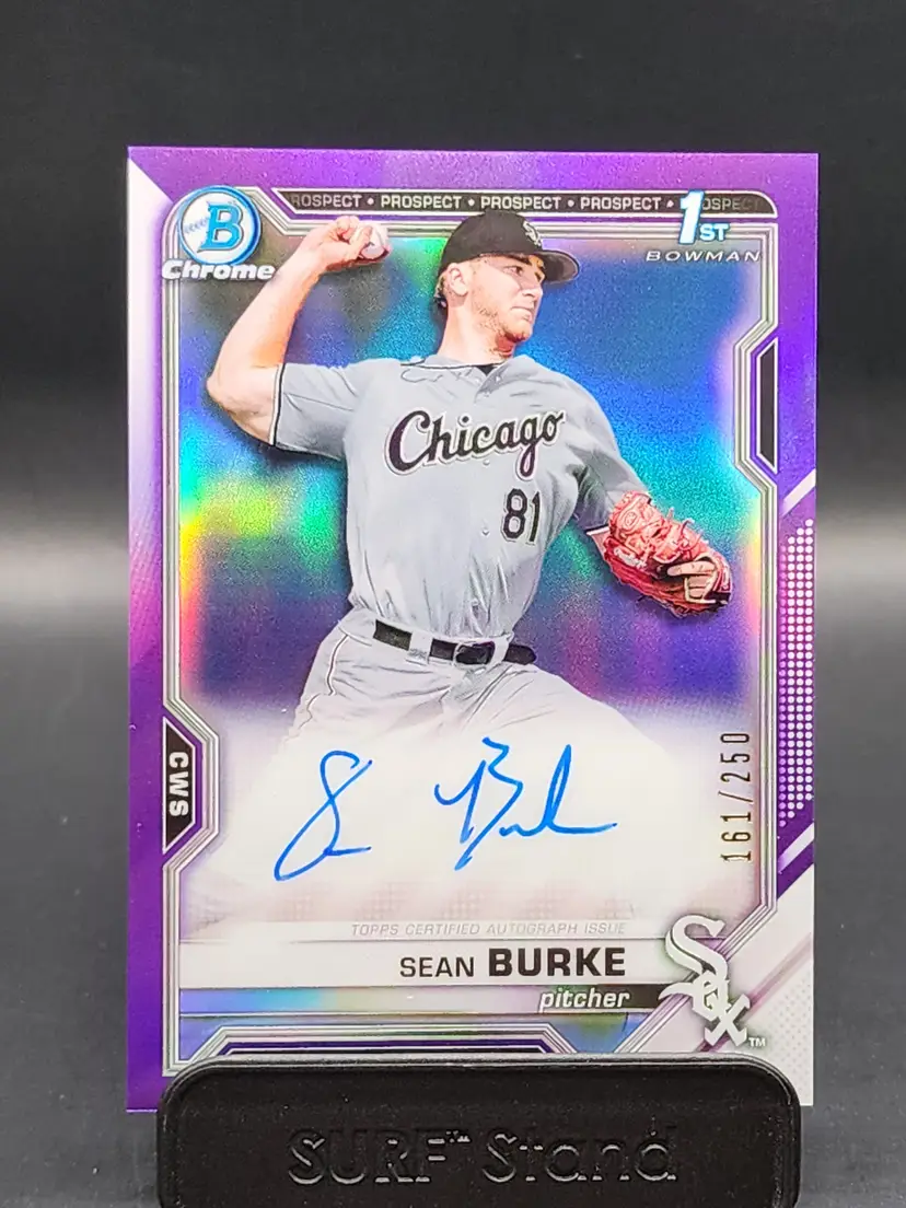 2021 Bowman Chrome Sean Burke /250 Auto