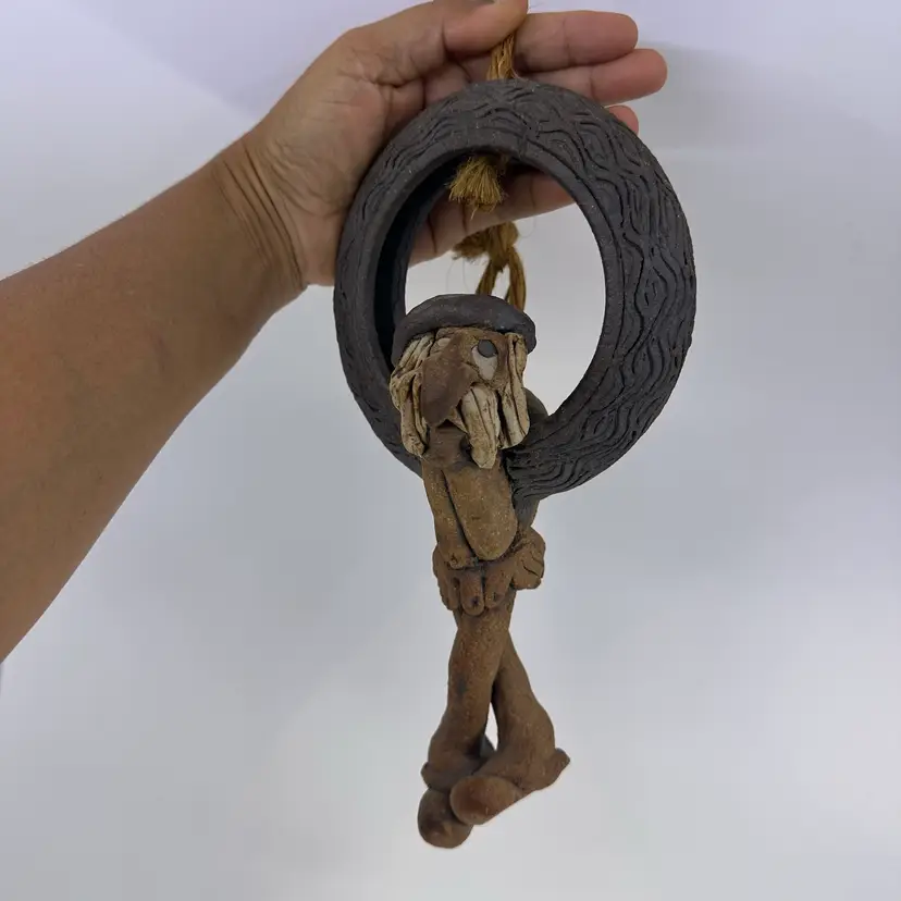 Weirdo Guy Pottery Wall Hanging