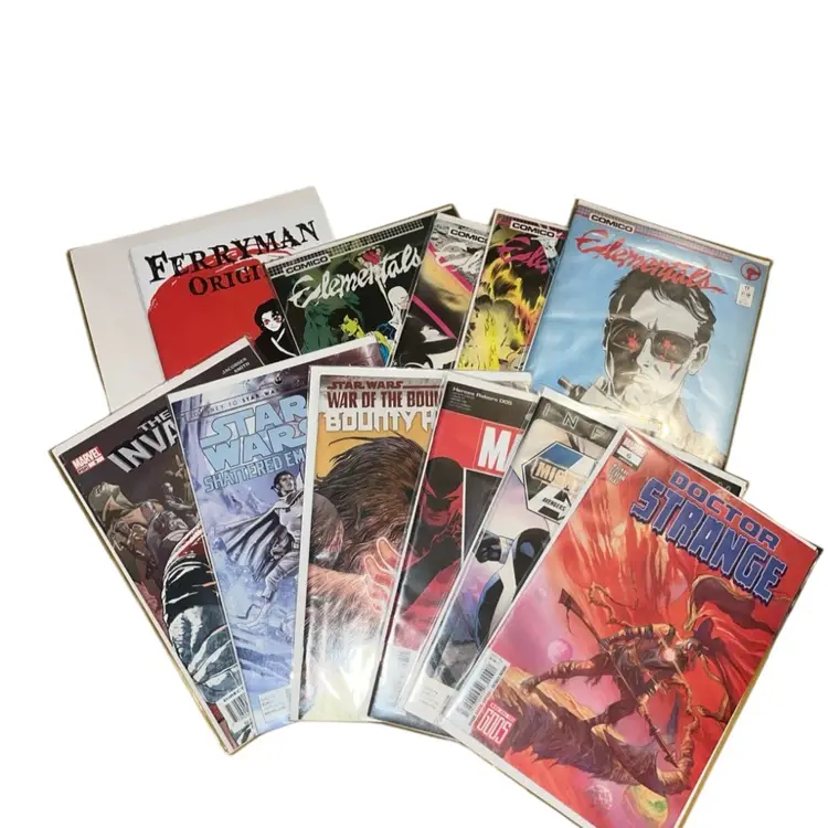 11 Assorted Comic Books Lot All Boarded