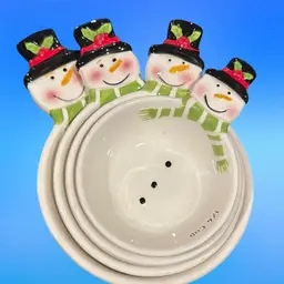 Snowman Nesting Measuring Cups