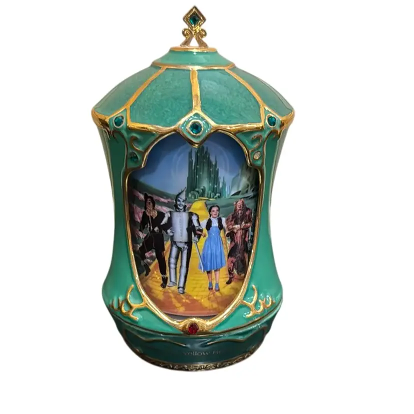 The Wizard Of Oz Ardleigh Elliott Porcelain Music Box - “We’re Off To See The Wizard”