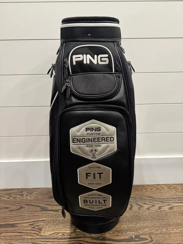 NEVER USED Ping Pro Tour Staff Fitting Bag 7 Pockets!!!!